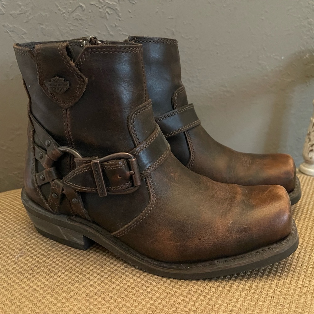 Harley Boots Rustic Brown 9.5
